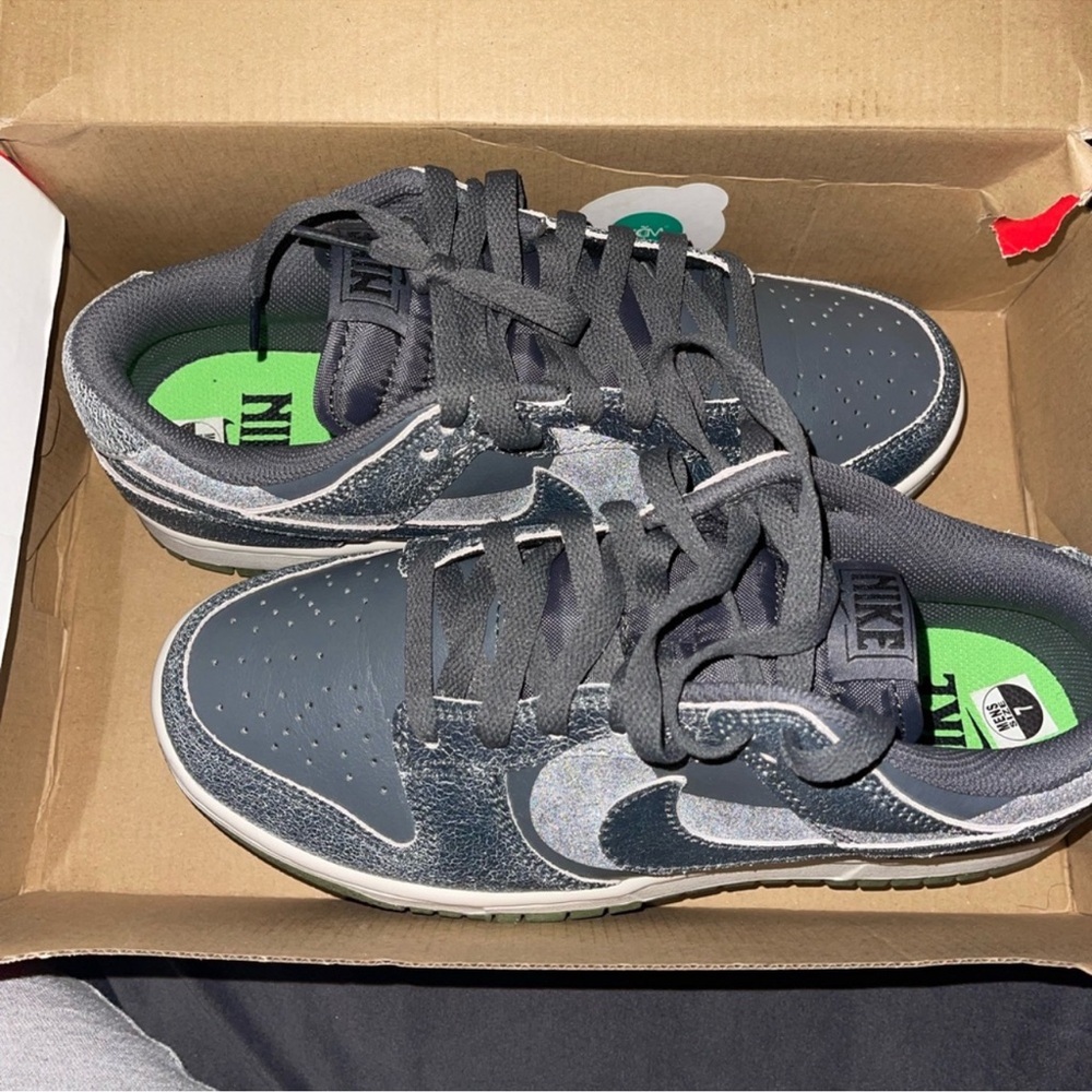 Nike Charcoal and Silver Sneakers